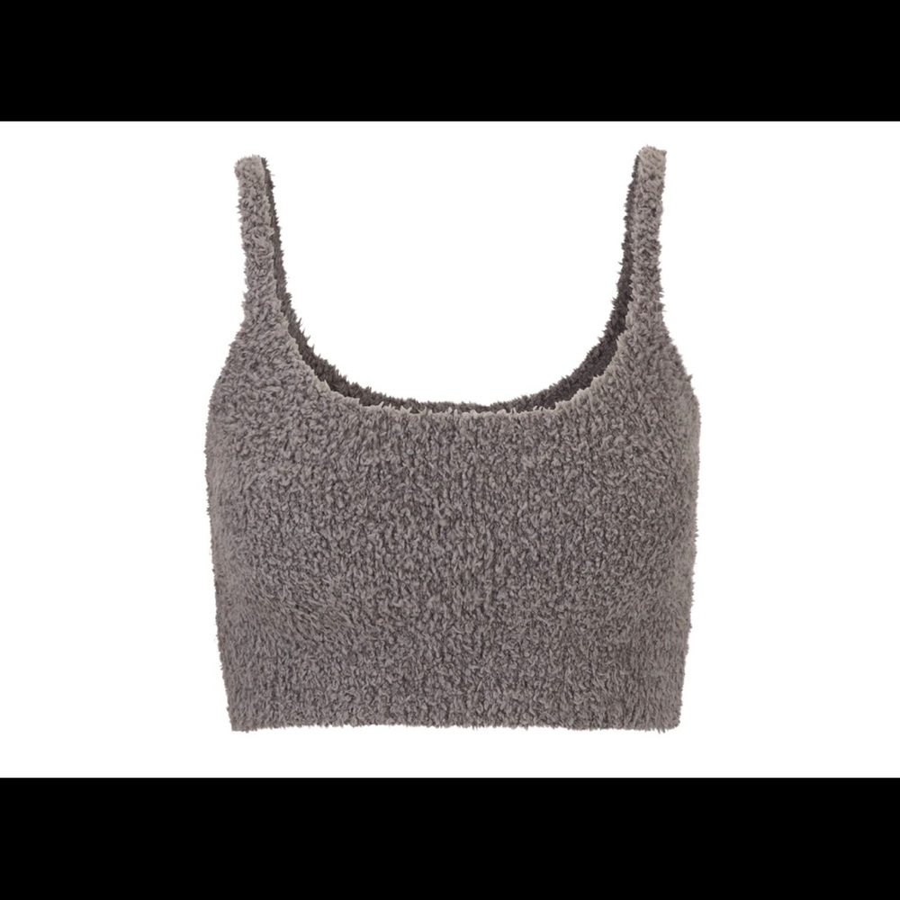 Skims Cozy Knit Bralette Smoke